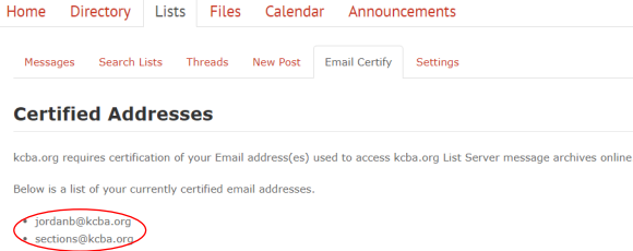 list example